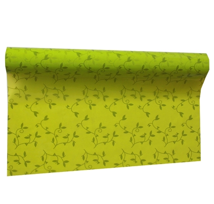 Rolo personalizado luvas do papel de papel de embrulho do ramalhete floral, folhas originais do papel de papel de embrulho