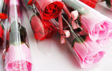 Luvas de Rosa do envoltório floral transparente claro da flor de OPP únicas para presentes/casamento