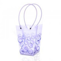 Eco amigável personaliza a flor Carry Bags Printing PP plástico com suspensão para a planta em pasta
